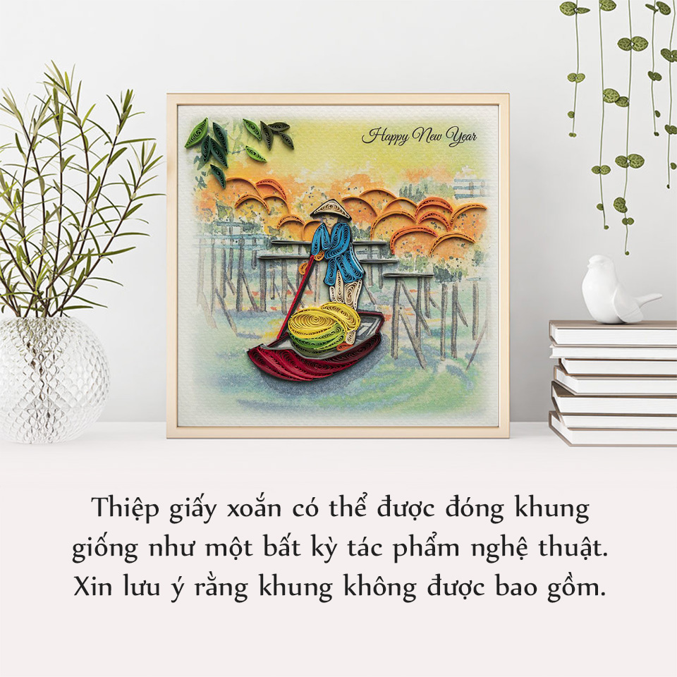 Thiệp Tết - Tết Miền Sông Nước