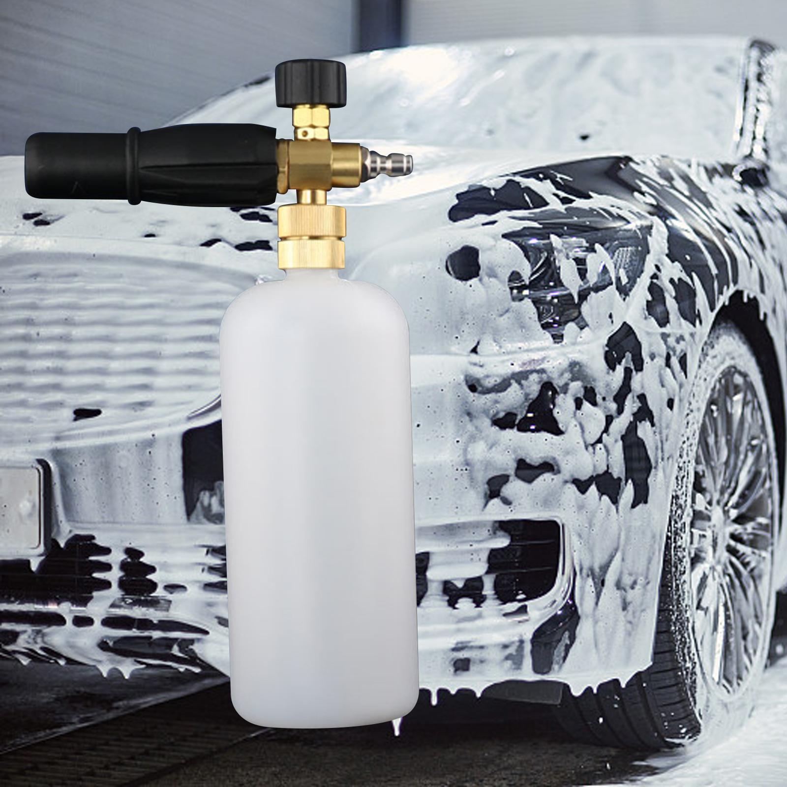 Car Foam Sprayer Bottle, Hand Pump Water Sprayer, Large Capacity 1000ml, Hand Pressure Sprayer Tank for  Lance Pressure Washer Parts