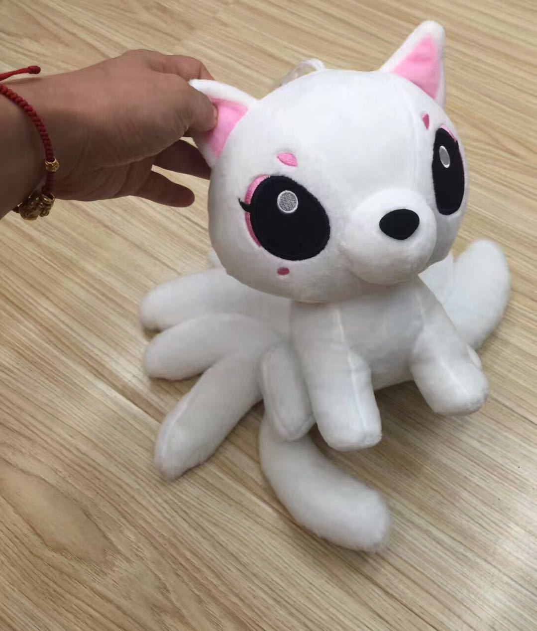 Gấu Bông Hồ Ly Tinh, Hồ Ly 9 Đuôi Tuyệt Đẹp Hot (10cm---&gt;30cm) Cáo Trắng 9 Đuôi Cửu Vỹ Hồ Trong Tam Sinh Tam Thê, Hàng Cao Cấp
