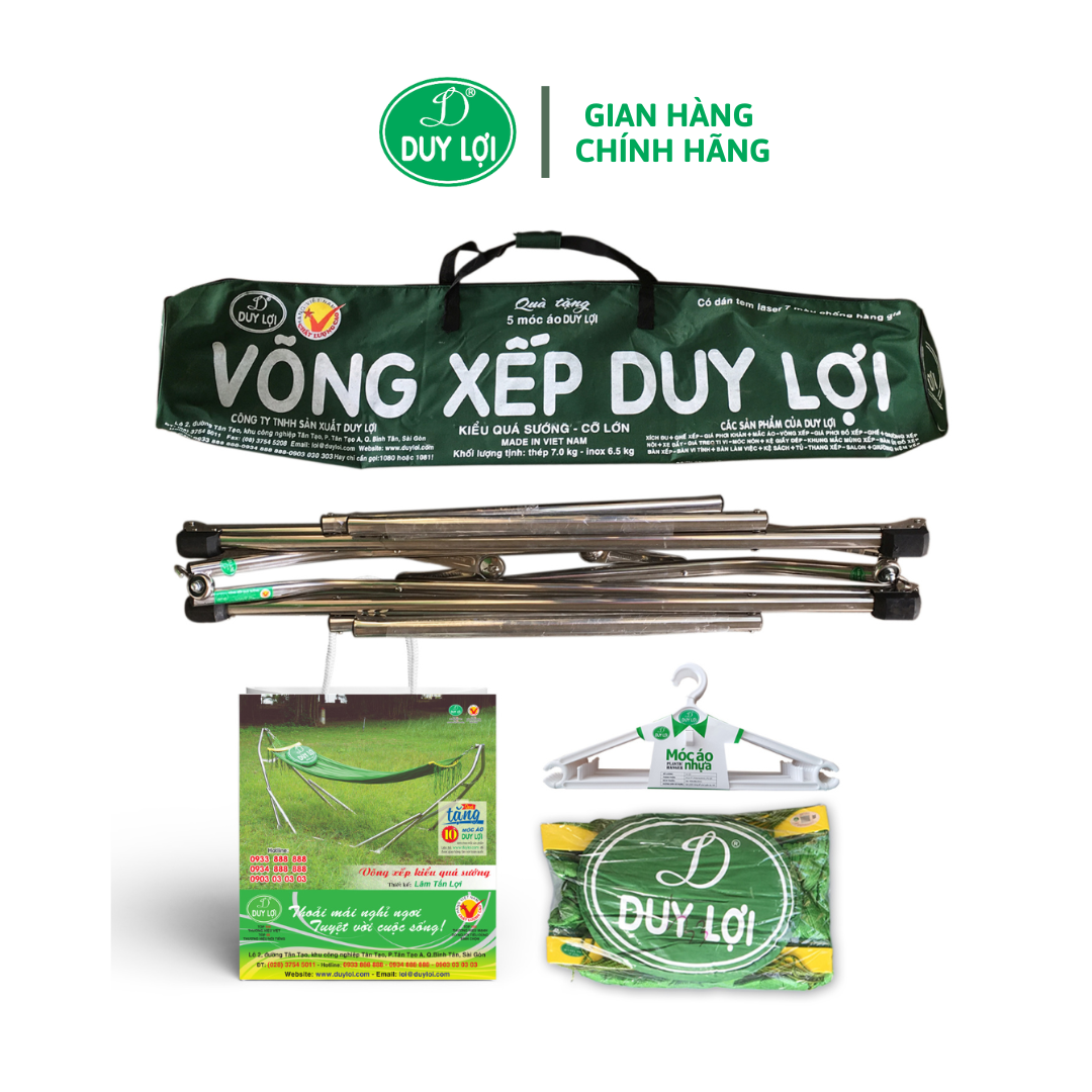 VÕNG XẾP DUY LỢI INOX - CỠ ĐẠI