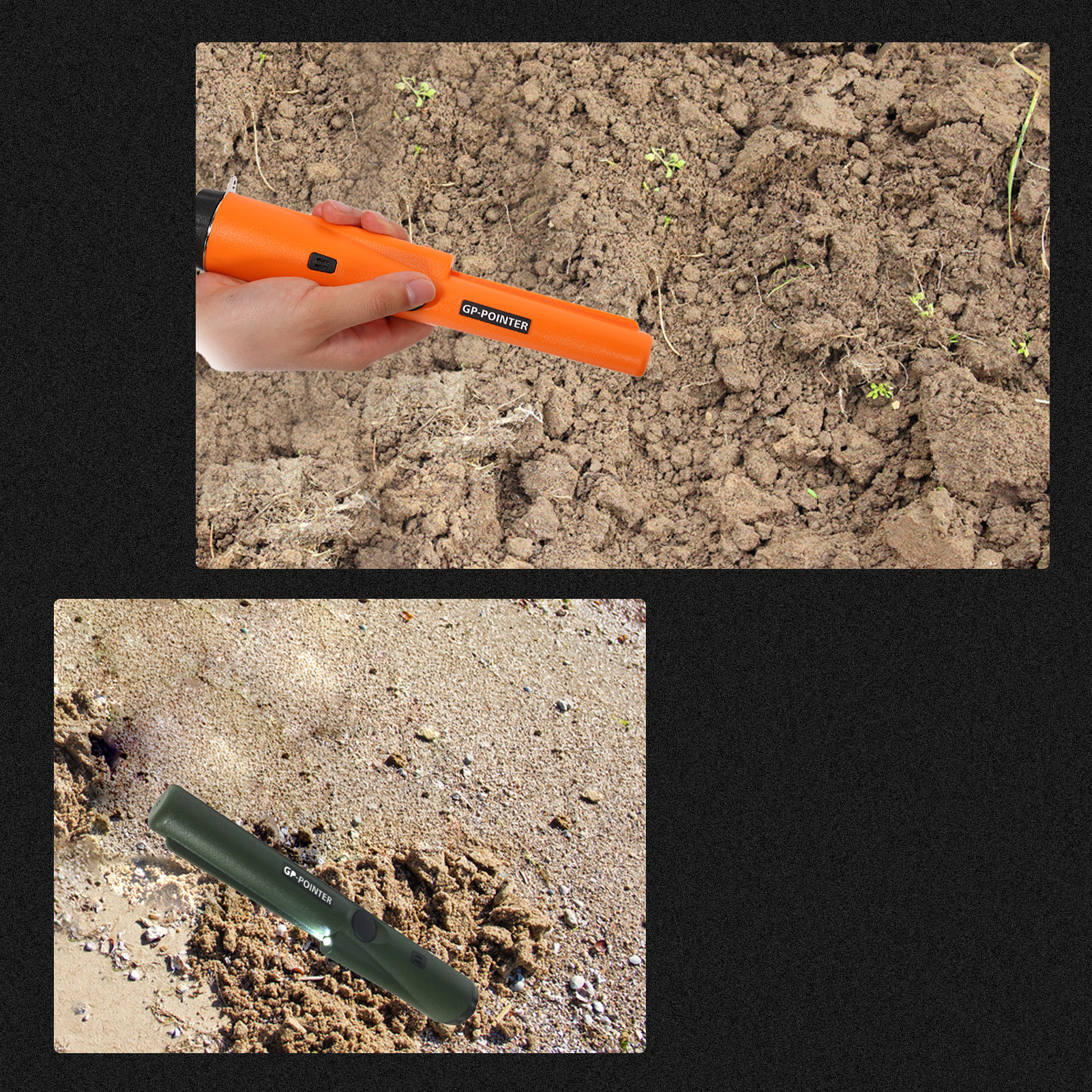 Máy dò kim loại cầm tay có độ nhạy cao có Đèn LED độ sáng cao