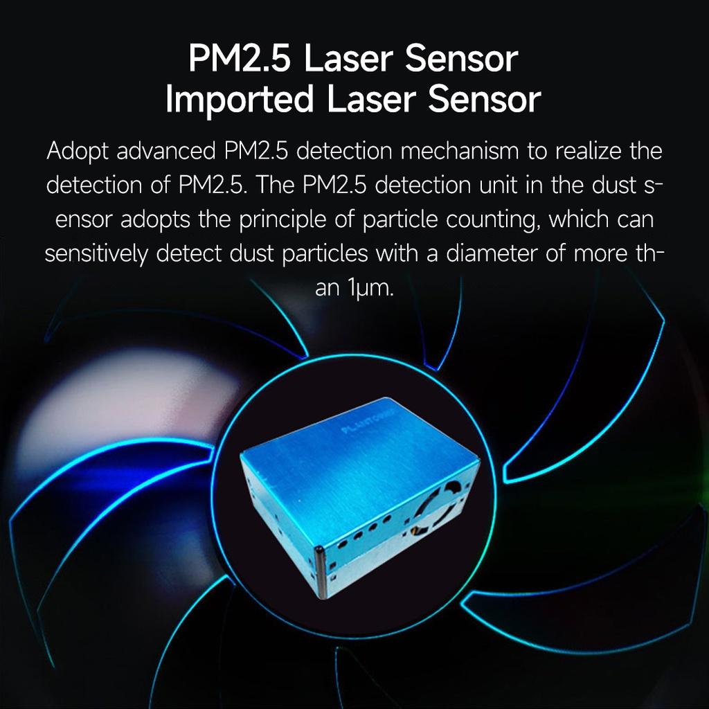 Máy Đo Nhiệt Độ Và Độ Ẩm PM2.5 Có Cảm Biến Bằng Tia Laser-Hàng chính hãng