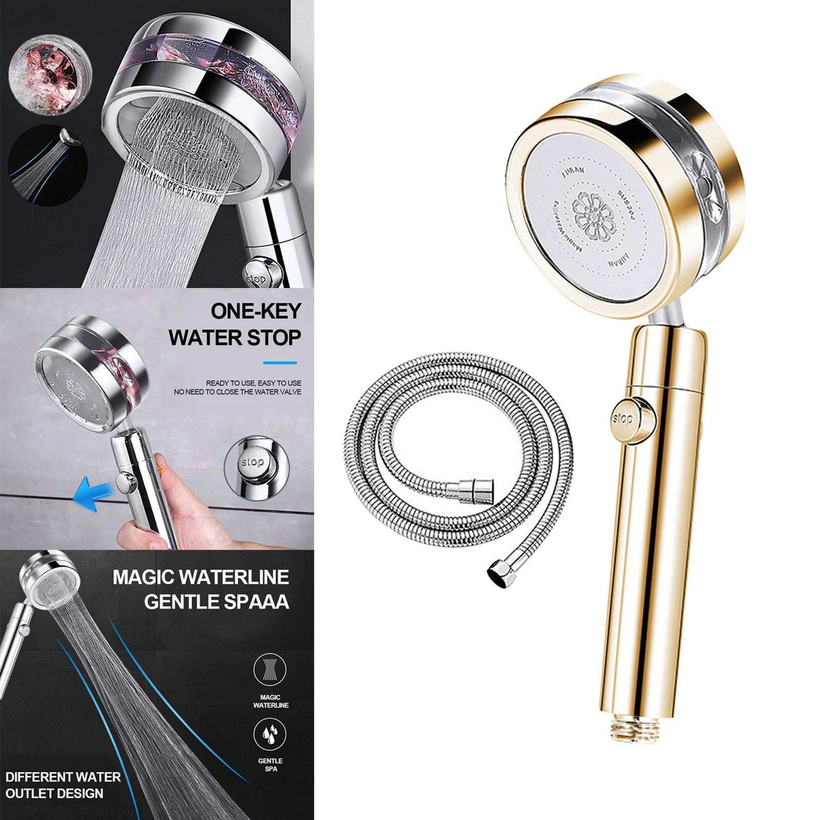 High Pressure Handheld Shower Head for Bathroom Silver