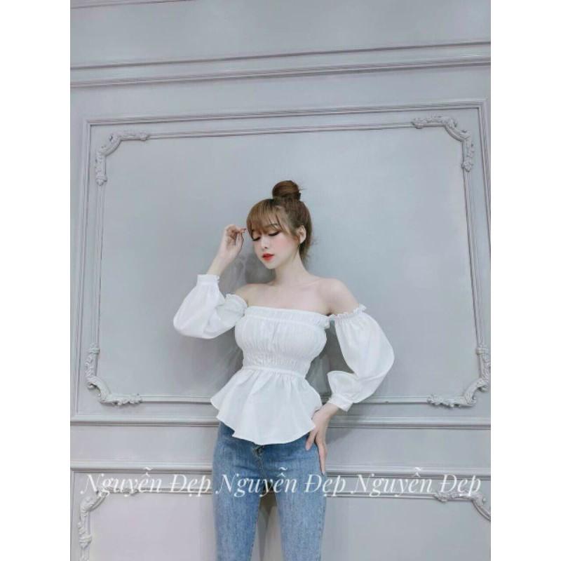 ÁO PEPLUM BẸT VAI