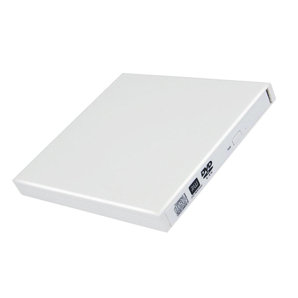 Portable External USB 2.0 DVD RW CD Burner Drive Burner Reader Player for PC