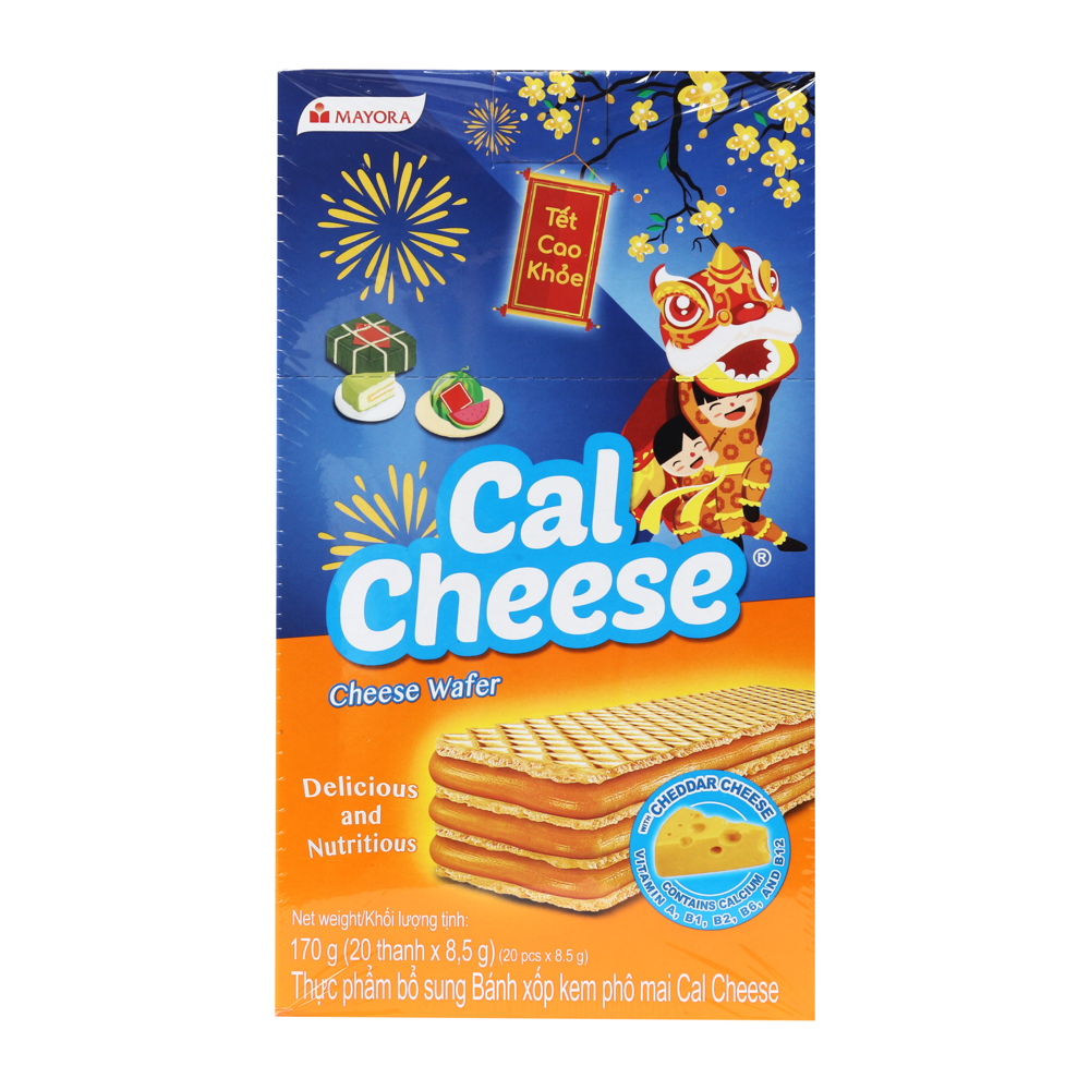 Bánh Xốp Cal Cheese Nhân Phô Mai 170G