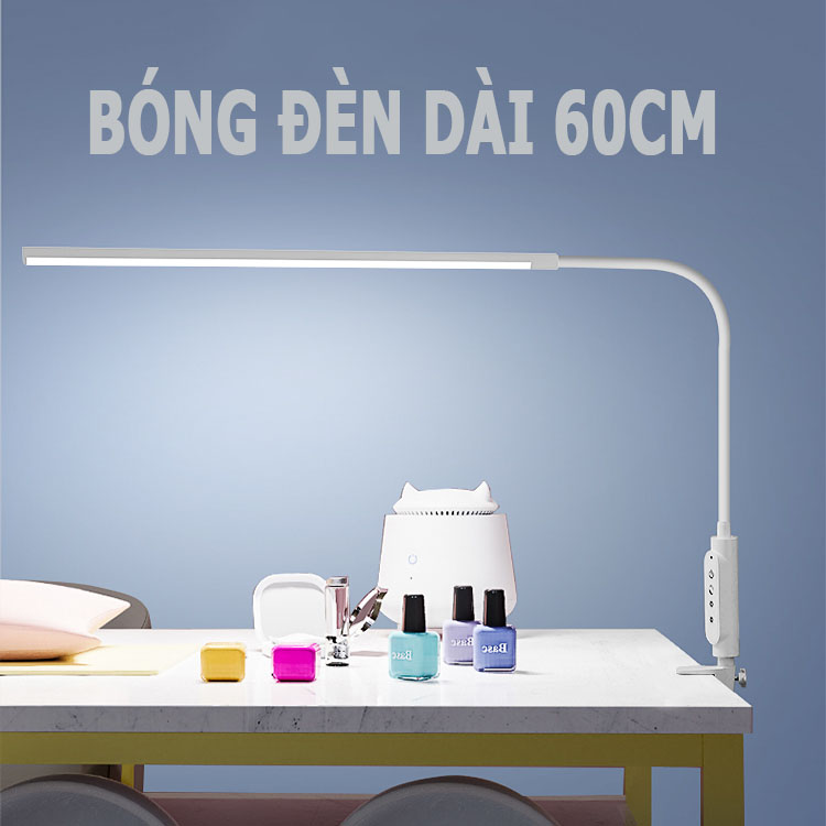 Đèn Led Đọc Sách Để Bàn, Đèn Spa Phun Săm Làm Nail; Đèn Kẹp Bàn Học Làm Việc; Đèn Chống Cận 15W