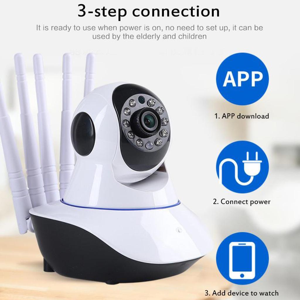 1080P Indoor Pan/Tilt WiFi Smart IP Camera Dome Surveillance Motion