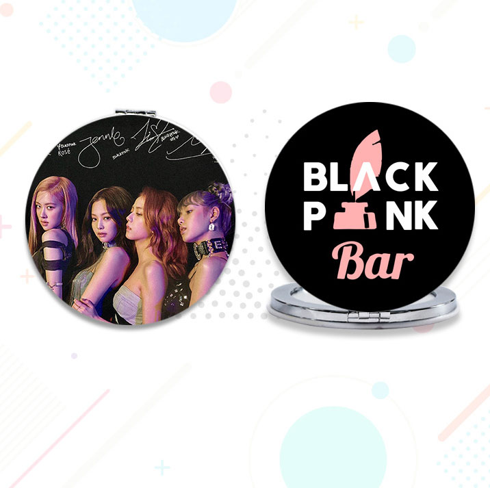 Tai nghe Blackpink gương dây đeo thẻ Blackpink tặng vòng tay