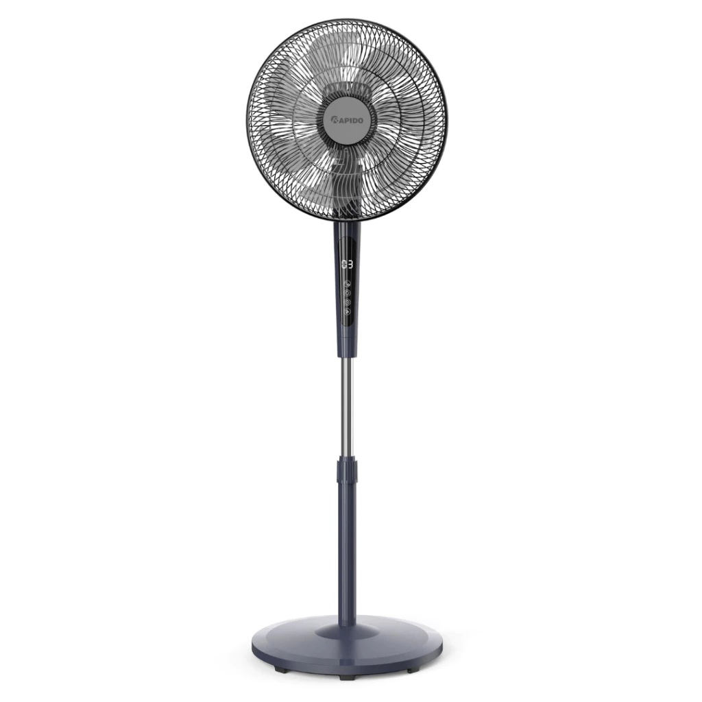 Quạt đứng Rapido RWF – 45SGD có điều khiển từ xa, hẹn giờ, công suất 55W, bảng điều khiển cảm ứng - Hàng chính hãng