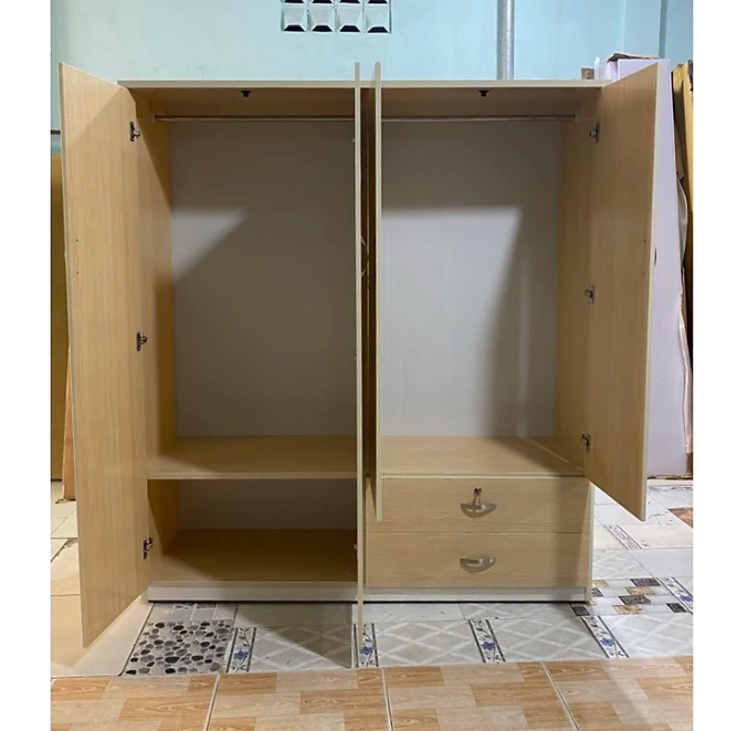 Tủ quần áo nhựa 4 cánh ĐV Tundo 164 x 185 x 47 cm nhiều màu lựa chọn