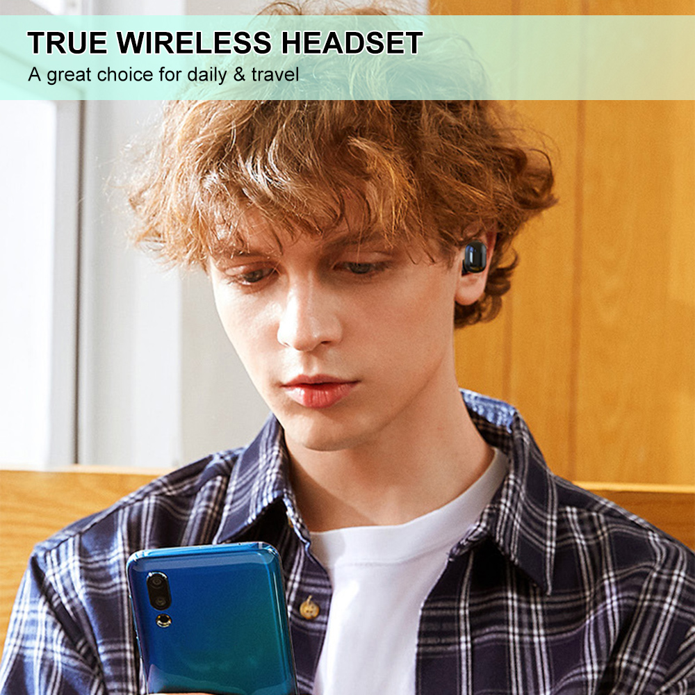 Tai Nghe Thể Thao Nhét Tai Không Dây Bluetooth 5.0 Chống Nước Điều Khiển Cảm Ứng