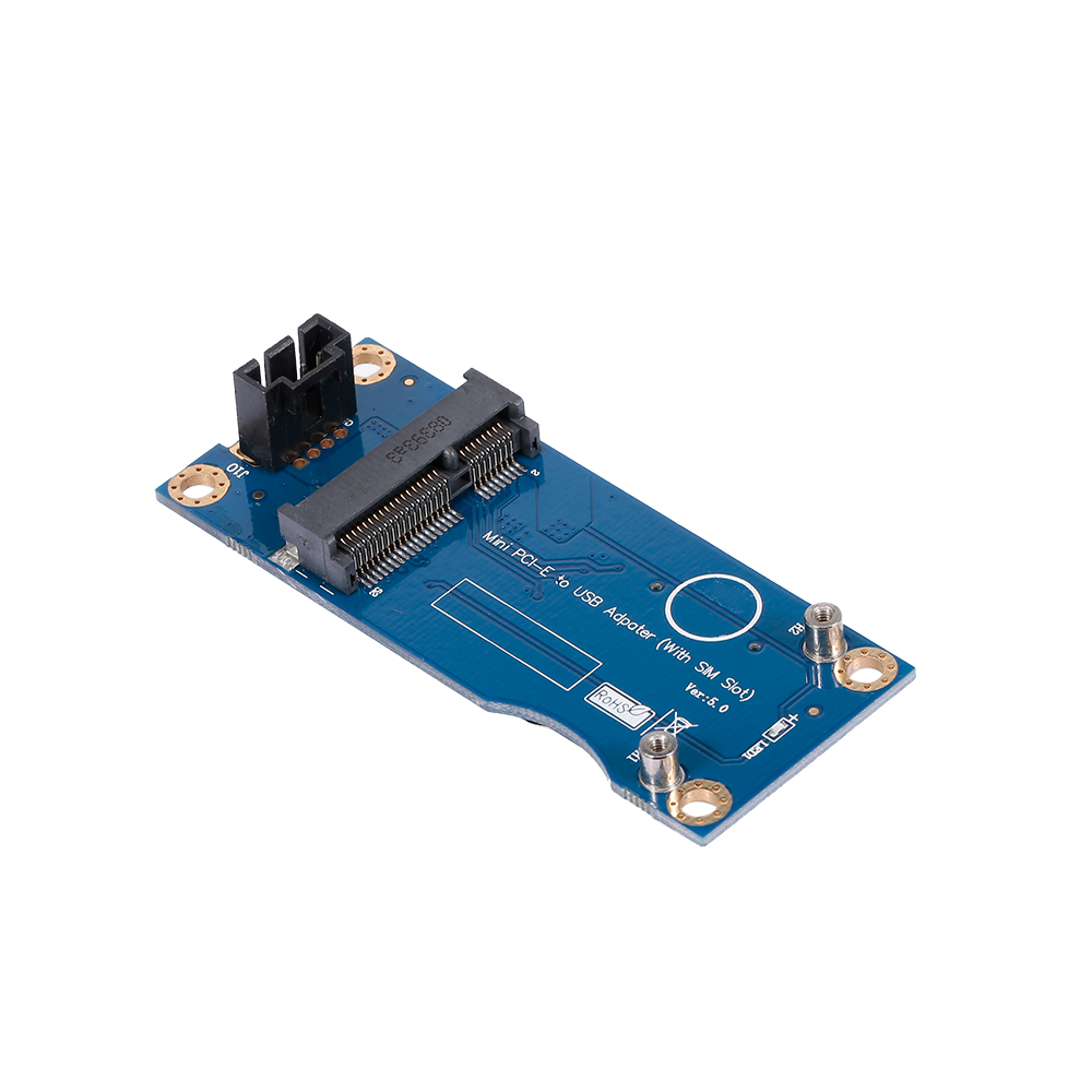 Thẻ Chuyển Đổi Wwan 3g/4g Mini PCI-E Sang USB Với Khe Cắm Sim, Loại Dọc