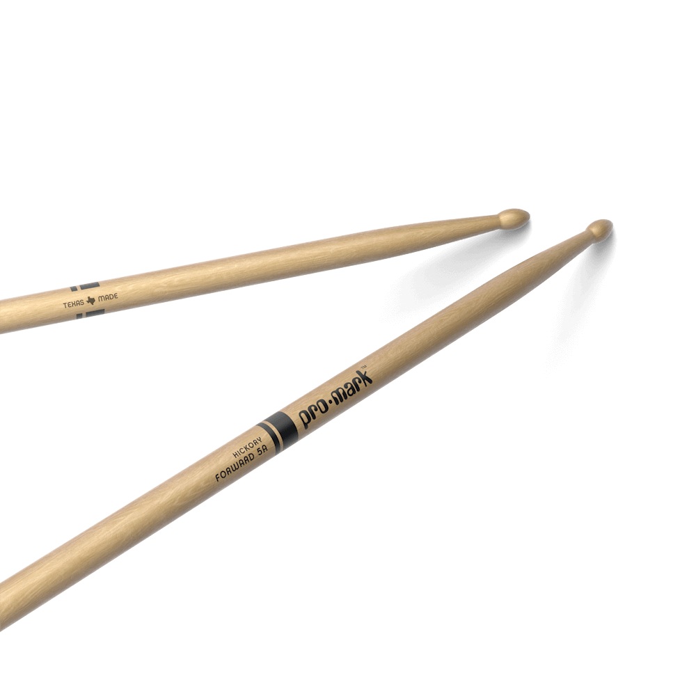 Bộ dùi trống cao cấp/ Drumsticks - D'Addario ProMark Classic Forward 5A (TX5AW) - Lacquered Hickory/ Gỗ Hồ Đào sơn mài, Oval Wood Tip/ Đầu dùi hình bầu dục - Hàng chính hãng 