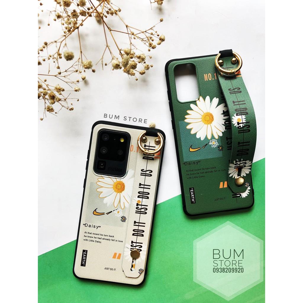 Ốp lưng hoa cúc cho dòng samsung S20 Ultra / S20 Plus / S10 / S10 Plus / Note 10 plus / Note 10 / Note 9 / Note 8 / S9 Plus