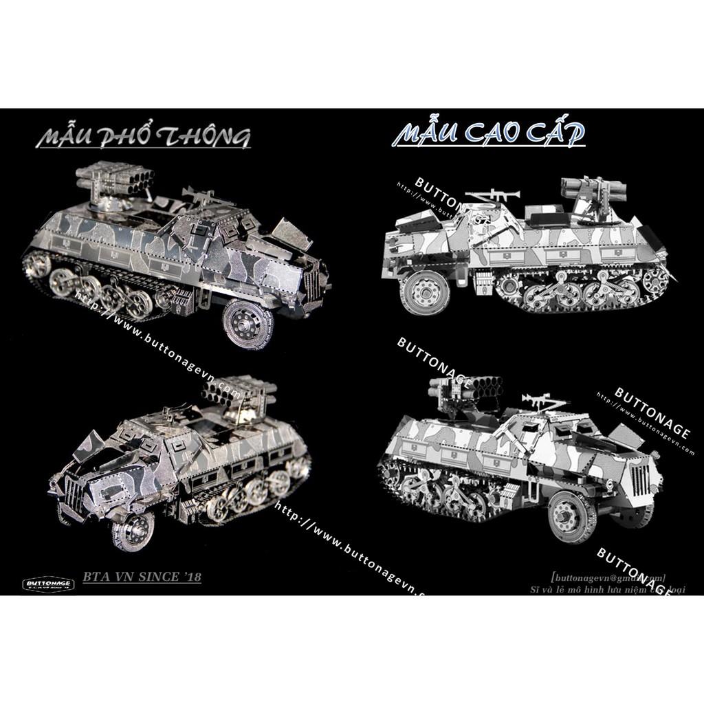 Mô Hình Lắp Ráp 3d BA0905 - Xe phao phản lực tự hành Panzerwerfer 42