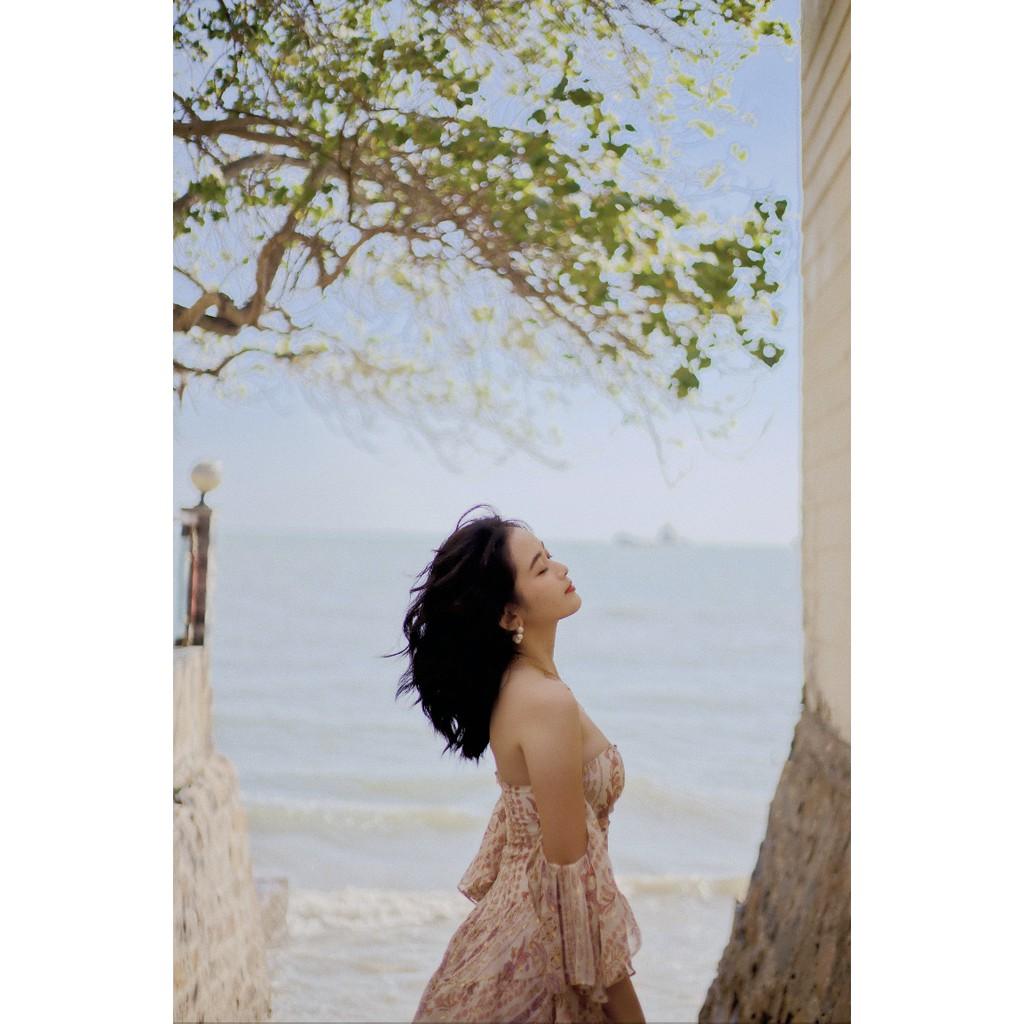Hoachoem - Jumpsuit tay phồng - Jumpsuit xoè hở vai - Larissa Jumpsuit
