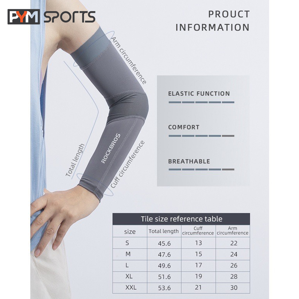 Găng tay chống nắng phong cách thể thao PYMSPORT - PYMPK012 Rockbros thông thoáng thoải mái