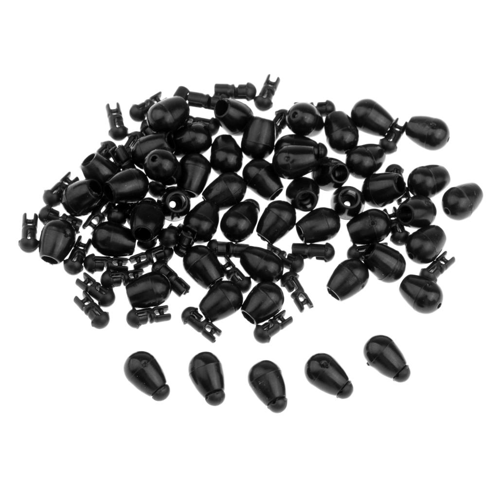 50X Fishing Quick Change Beads Hooklength Fishing Feeder Terminal Tackle Useful