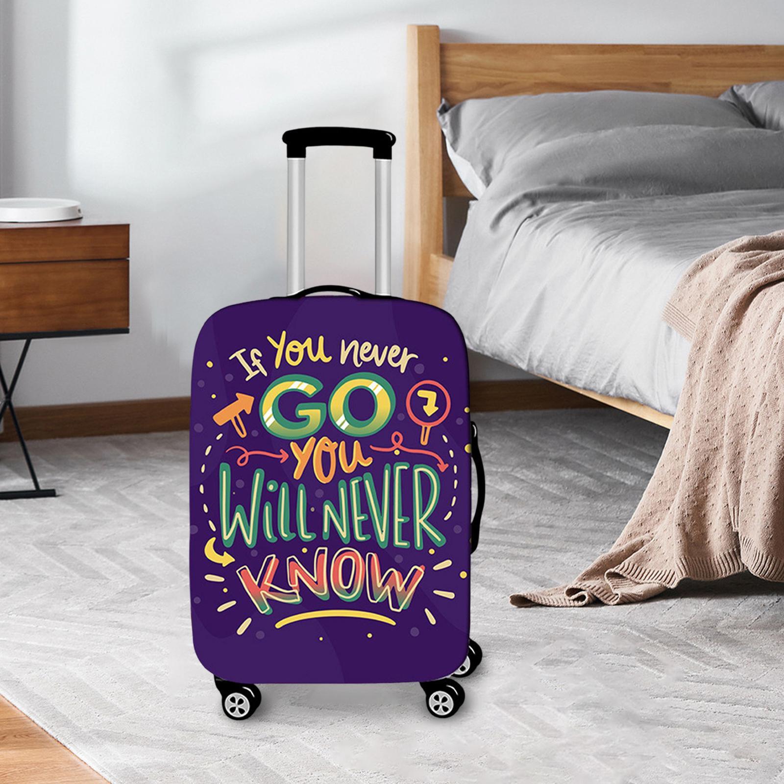 Elastic Luggage Cover Anti Scratch Suitcase Protector for Girls Women Men