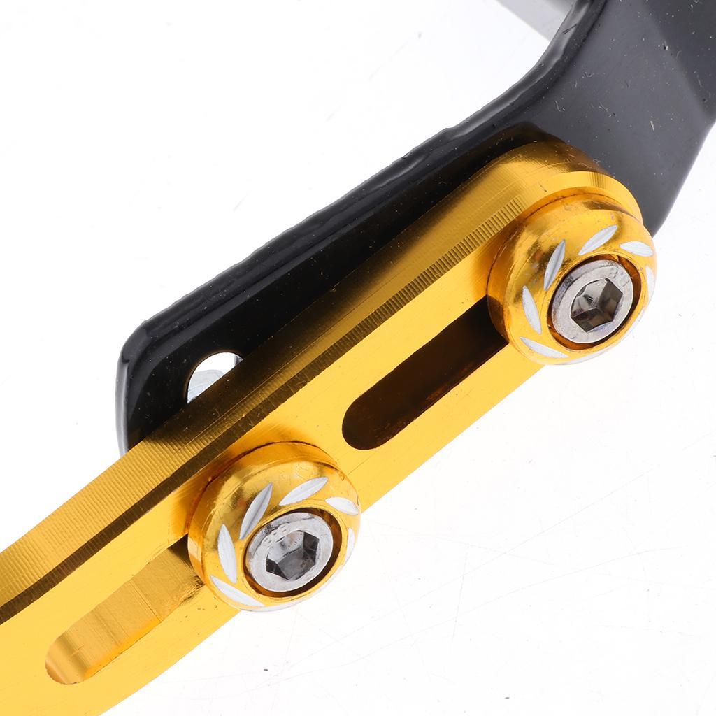 CNC Alloy Folding Gear Shift Shifter Lever for Motorcycle Golden+Silver