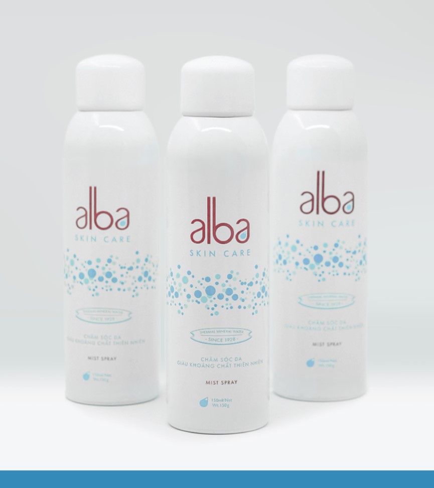 Xịt khoáng Alba Skin Care chống lão hóa dưỡng ẩm dành cho da khô