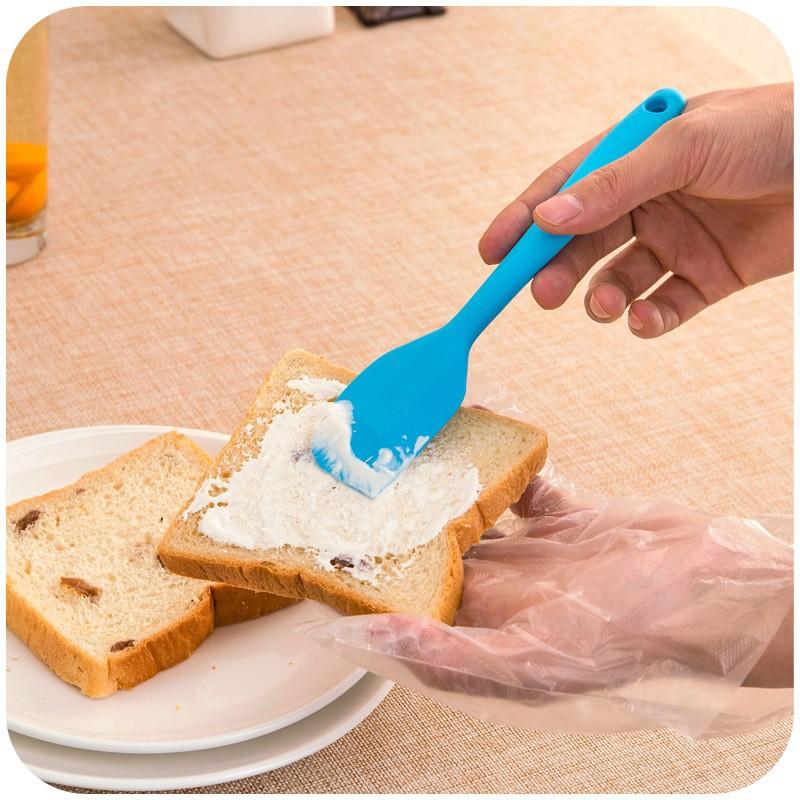 Phới trộn bột spatula silicon chịu nhiệt, đúc liền dùng để đánh bột, vét, vét kem 21cm-28cm