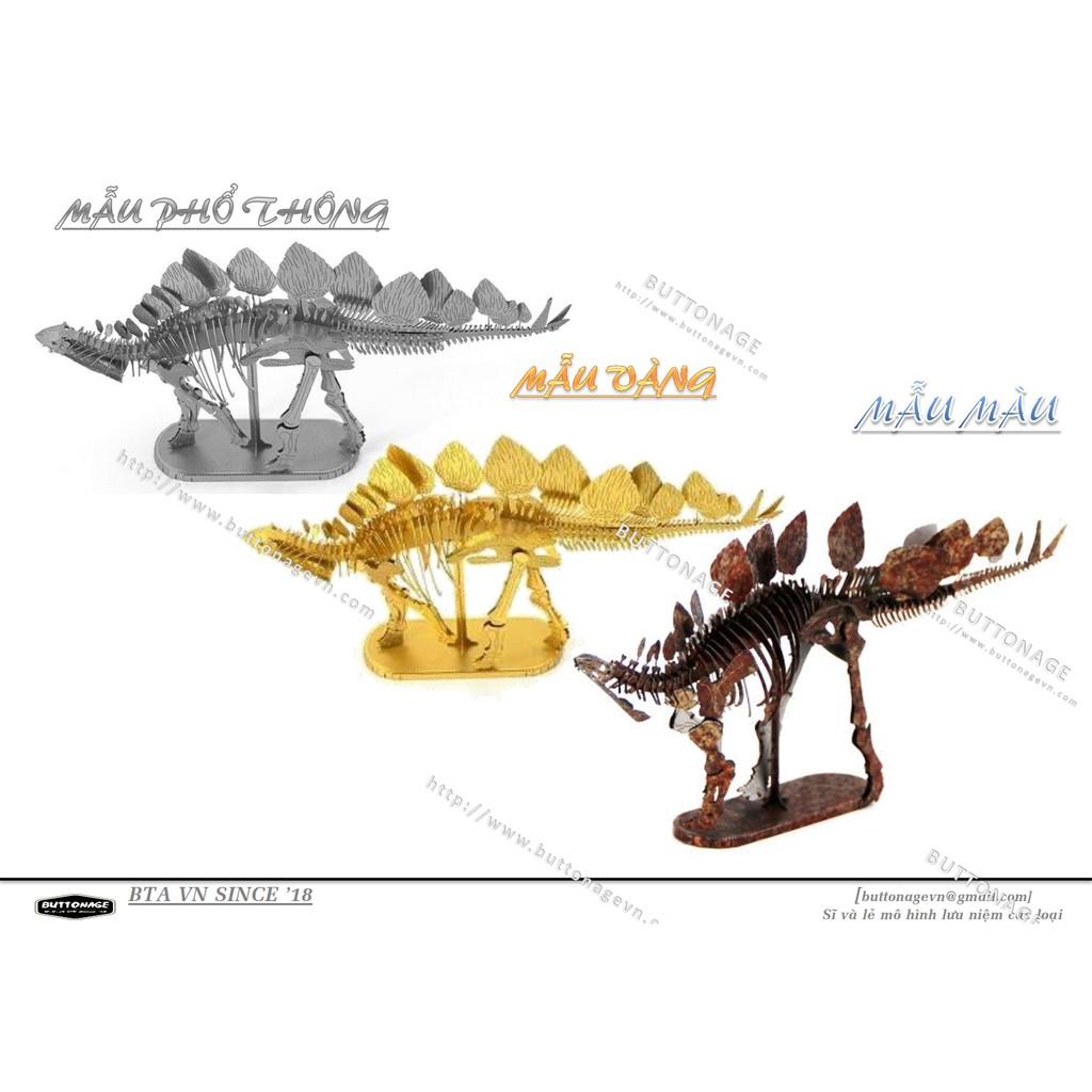 Mô Hình Lắp Ráp 3d Hóa Thạch Khủng Long Phiến Sừng Stegosaurus