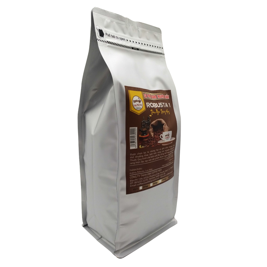 Cà Phê ROBUSTA1 - Rang Mộc Nguyên Chất - Dạng Hạt Pha Máy Hoặc Pha Phin - Coffee New