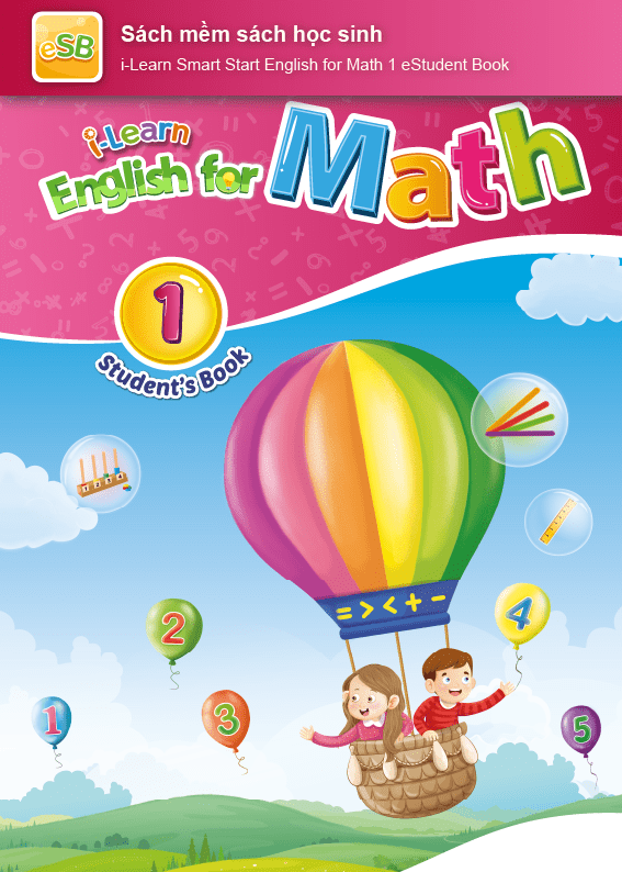 Hình ảnh [E-BOOK] i-Learn Smart Start English for Math 1 Sách mềm sách học sinh