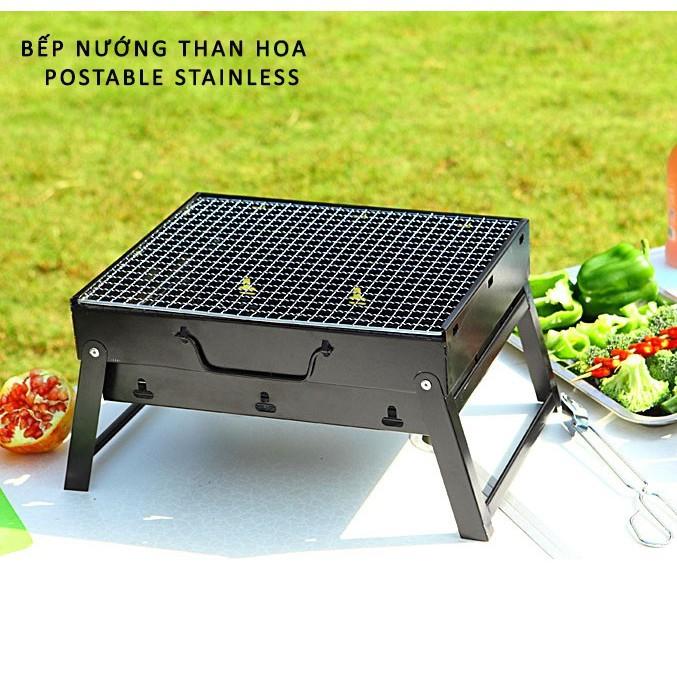 Bếp nướng than hoa BBQ ngoài trời cao cấp