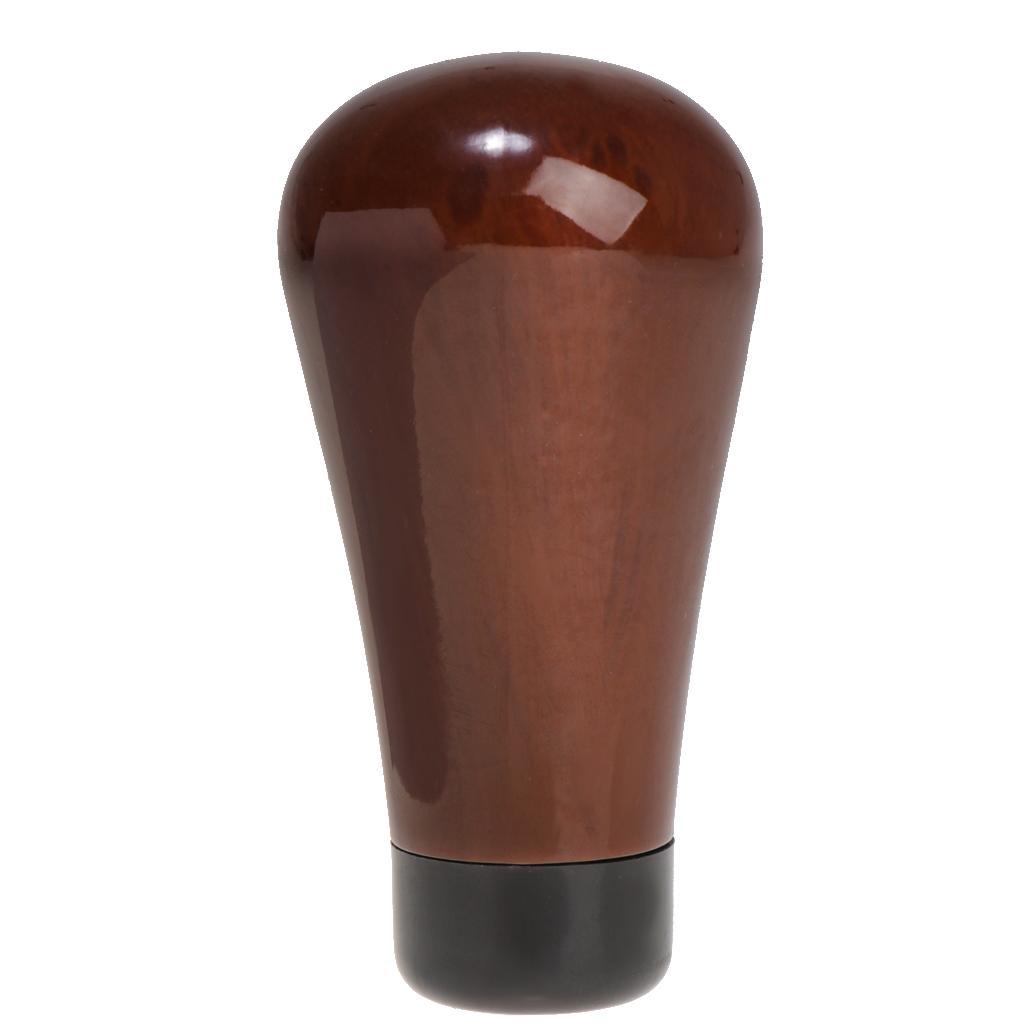 Brown Universal Manual Car Gear Shift Knob Shifter Lever Head with Hoses