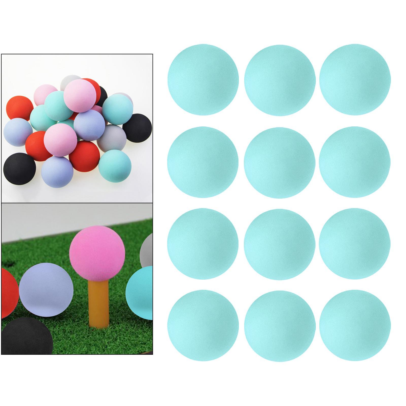 12x EVA Foam Golf Swing Exercises Practice Training Balls Red