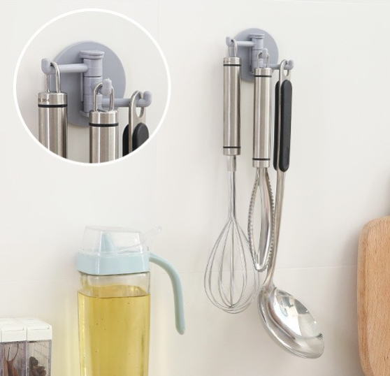 Móc treo đồ dán tường tiện lợi - móc dán tường 3 chấu