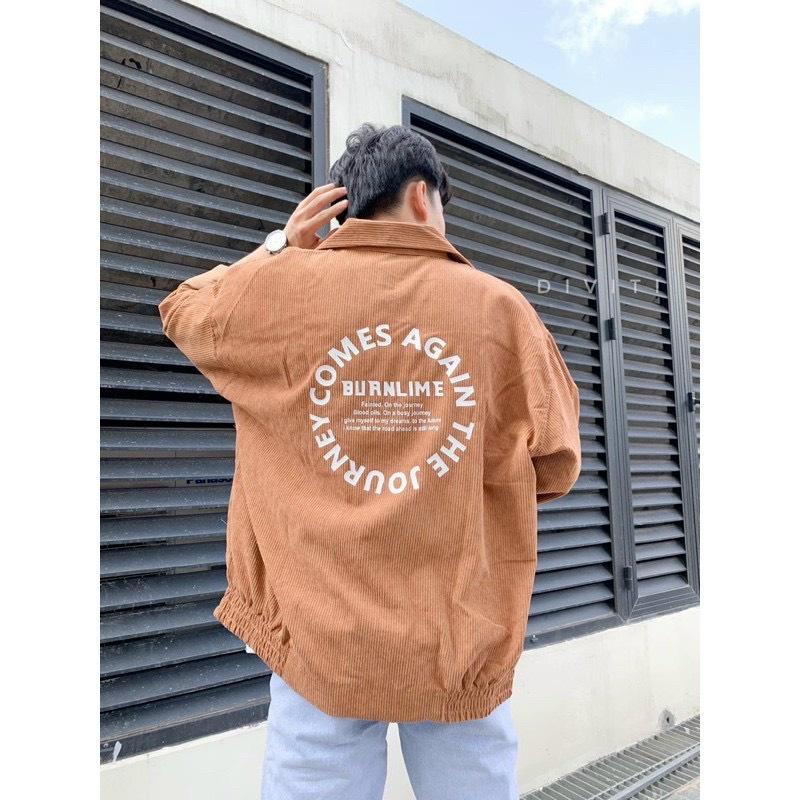 Áo Khoác Nhung Phối Túi Hộp Come Again Phối Cổ Bẻ Phong Cách Trẻ Trung Siêu Xinh Cá Tính Hot Trend