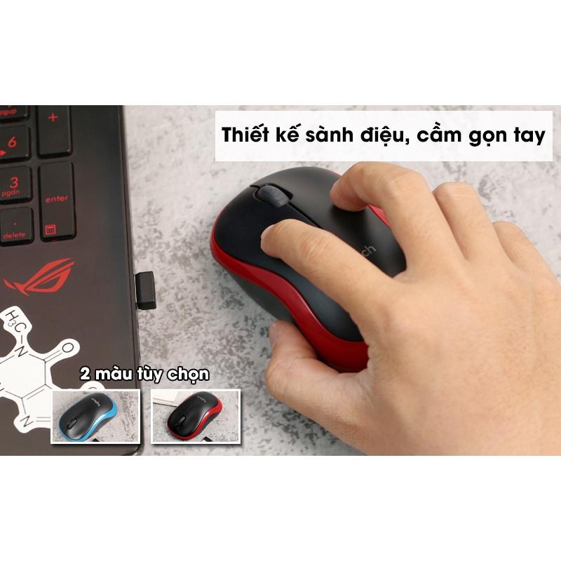 Chuột Logitech M185 không dây 1.000dpi - Hàng chính hãng 