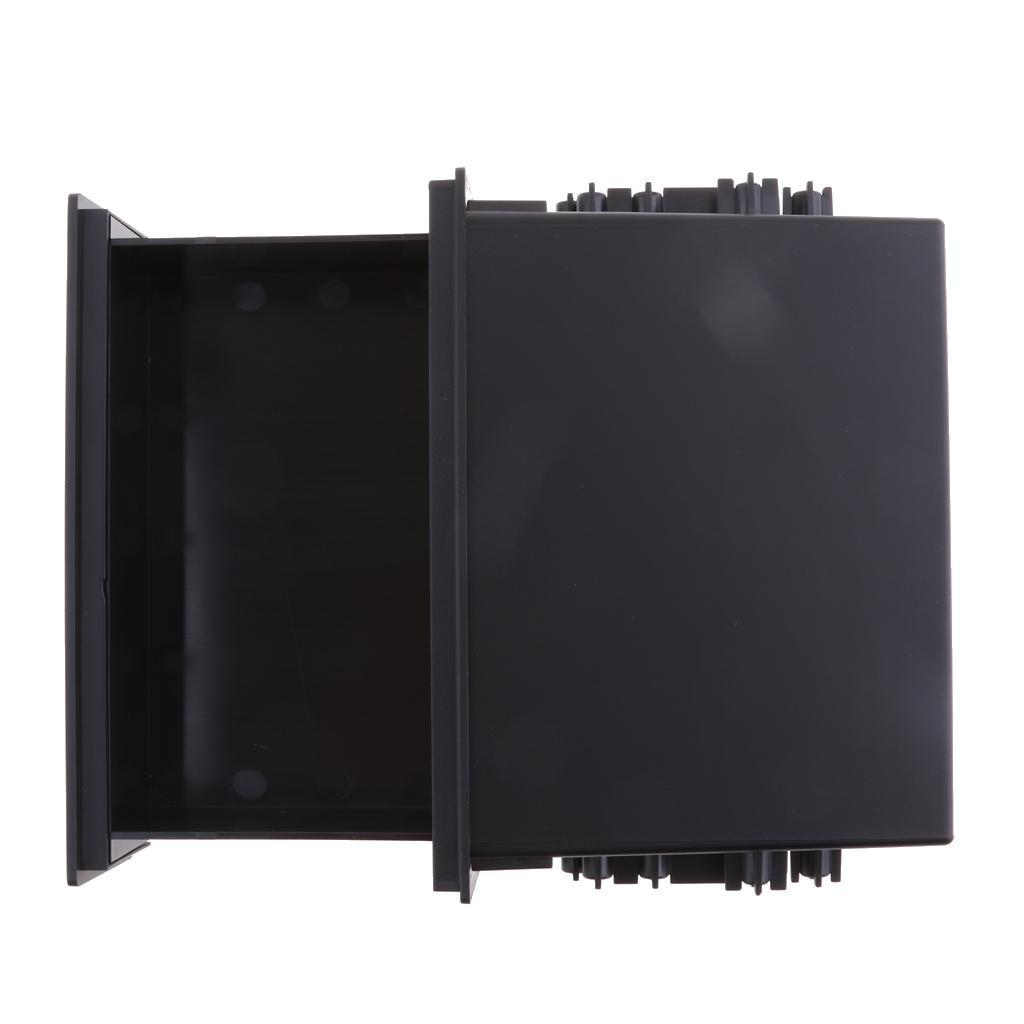 Universal Car/Truck Double Din Radio Cup Holder Storage Box