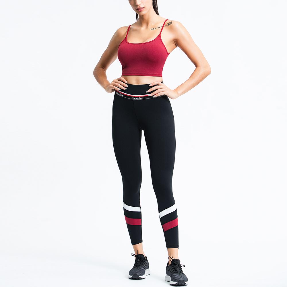 Bộ đồ tập gym,yoga cho nữ gồm áo bra dây mảnh, quần lưng cao tôn dáng, đồ thể dục