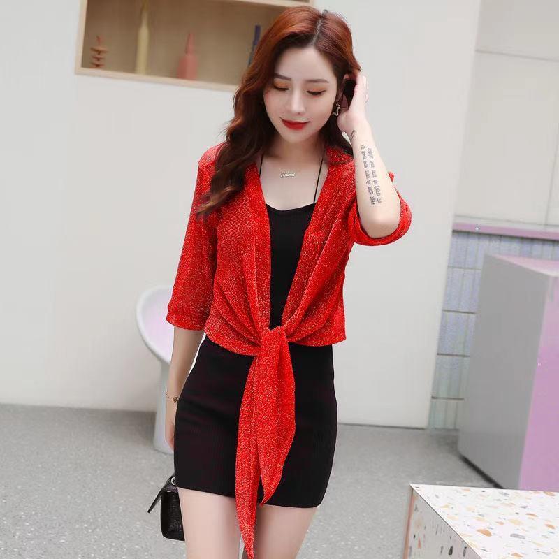 Áo Khoác cardigan Vải Voan Mềm Mại Thời Trang Cho Nữ Phong Cách Hàn Quốc Cho Phụ Nữ