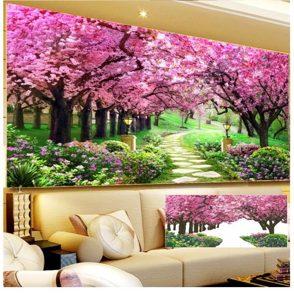 Tranh Đính Đá Con Đường Tình Yêu
