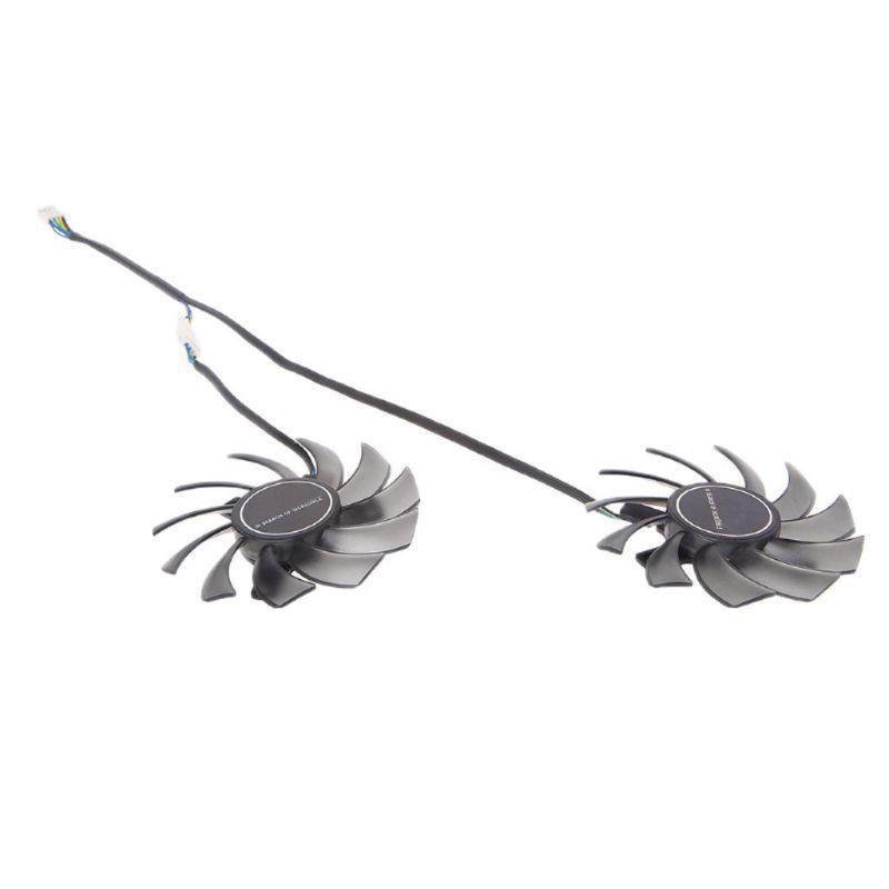Set 2 Thẻ Quạt Tản Nhiệt Đồ Họa VGA GA81S2U 4Pin 12V 0.35A 75mm