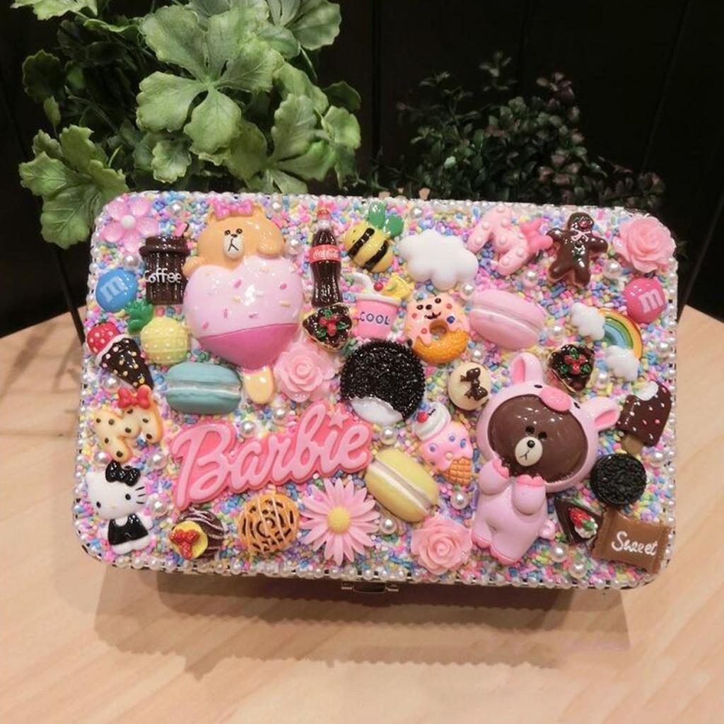 Rectangle Wood Box Jewelry Case Wedding Gift Makeup Cosmetic Earrings Ring Desk Rangement Make Up Wooden Organizer with Mirror - 2 Layers