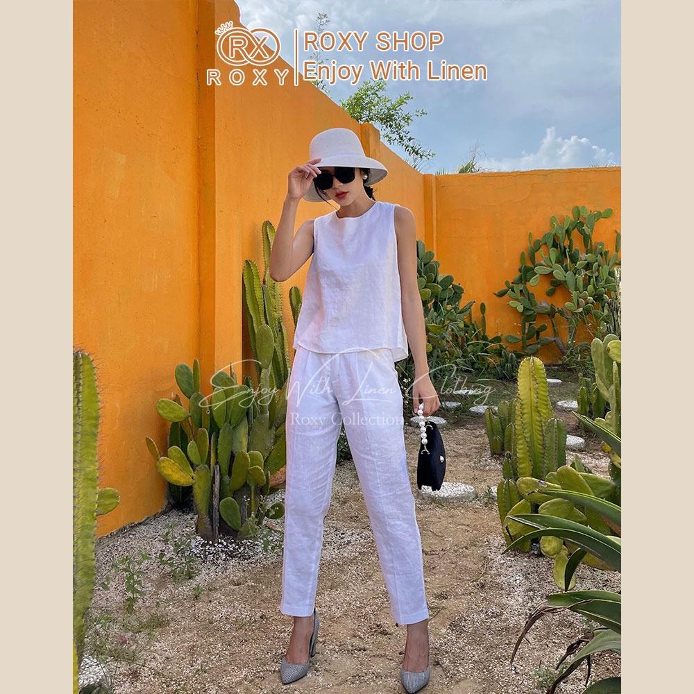 Quần Linen Baggy Cao Cấp Form Vừa