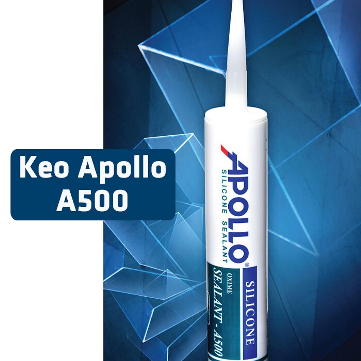 Keo Silicon Apollo A500 (trắng trong/ trắng đục) Và Dụng Cụ Bắn Keo - Dụng cụ bắn keo