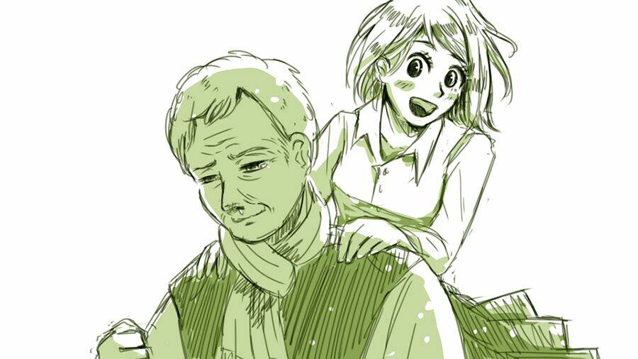 đại chiến titan - những sưu tầm về doujinshi chapter 37 6