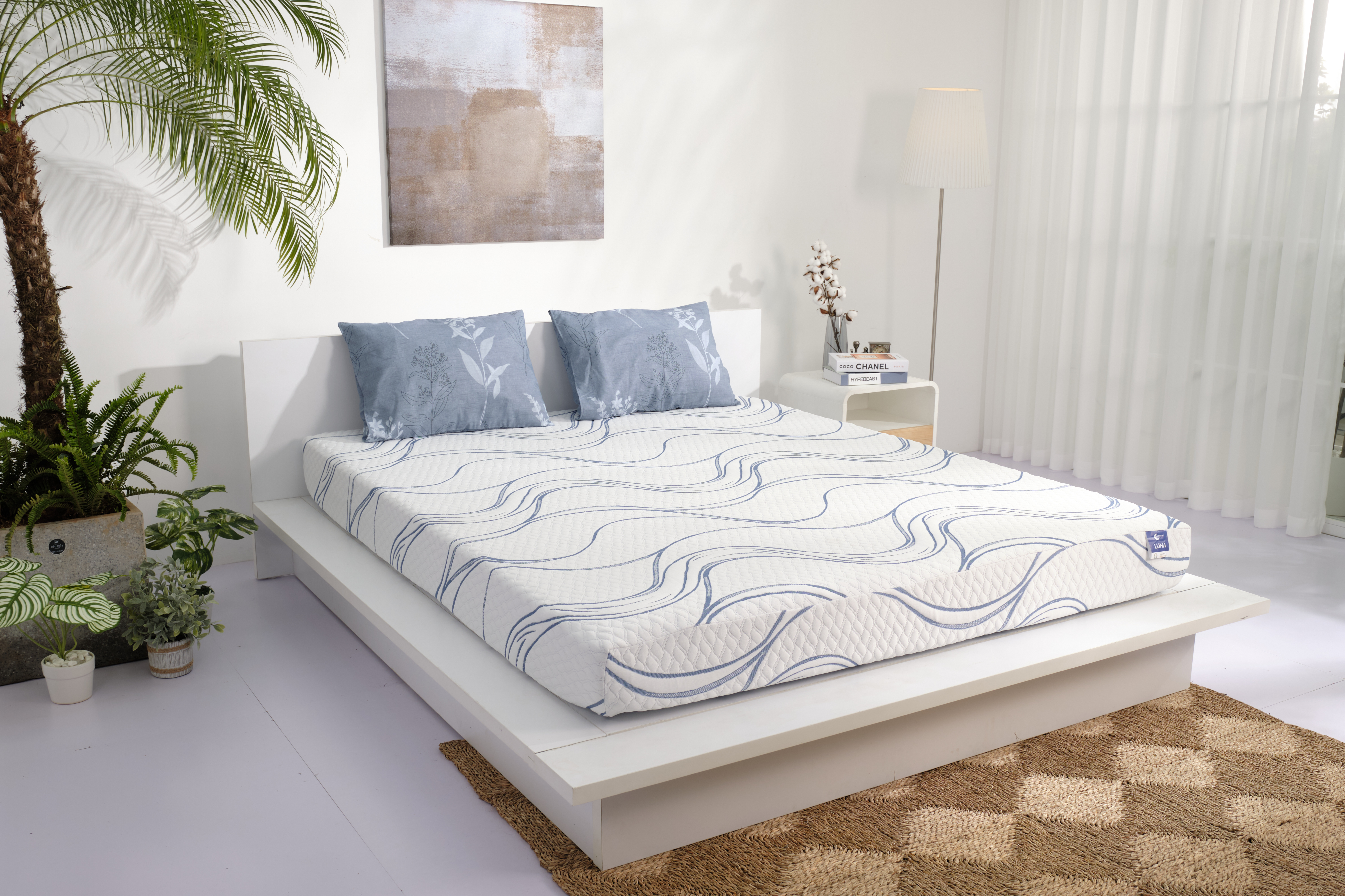 [FREESHIP] Nệm Foam Premium Goodnight Luna 3zones thoáng khí, êm ái