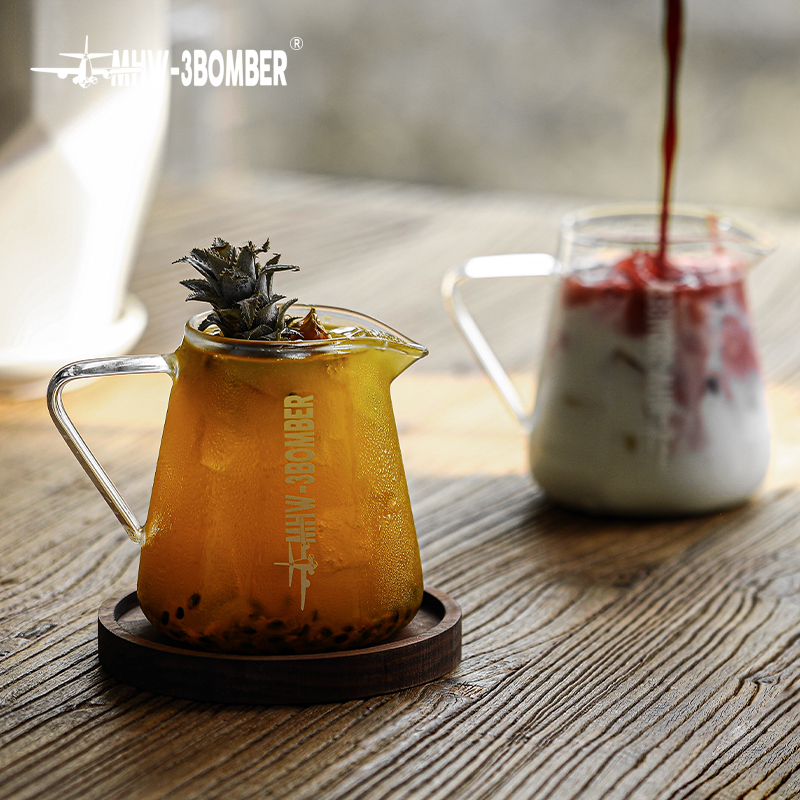 Bình Thủy Tinh Đong Cà Phê 500ml Có Tay Cầm MHW-3BOMBER | SHARING POT