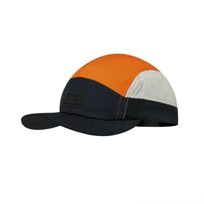 Mũ chạy bộ BUFF 5 Panel Go Cap Domus Navy - S/M