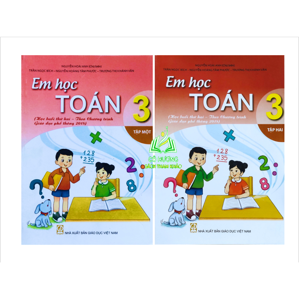 Hình ảnh Sách - Combo Em Học Toán 3 Tập 1+2 (Theo Chương Trình GDPT 2018) - ĐN