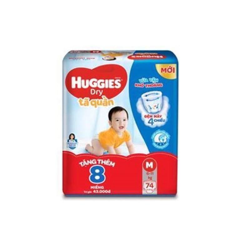 (TẶNG 8M- Đệm mây 4 chiều mới) TÃ/BỈM QUẦN HUGGIES ĐỆM MÂY 4 CHIỀU MẪU MỚI 2020 ĐỦ SIZE M/L/XL/XXL